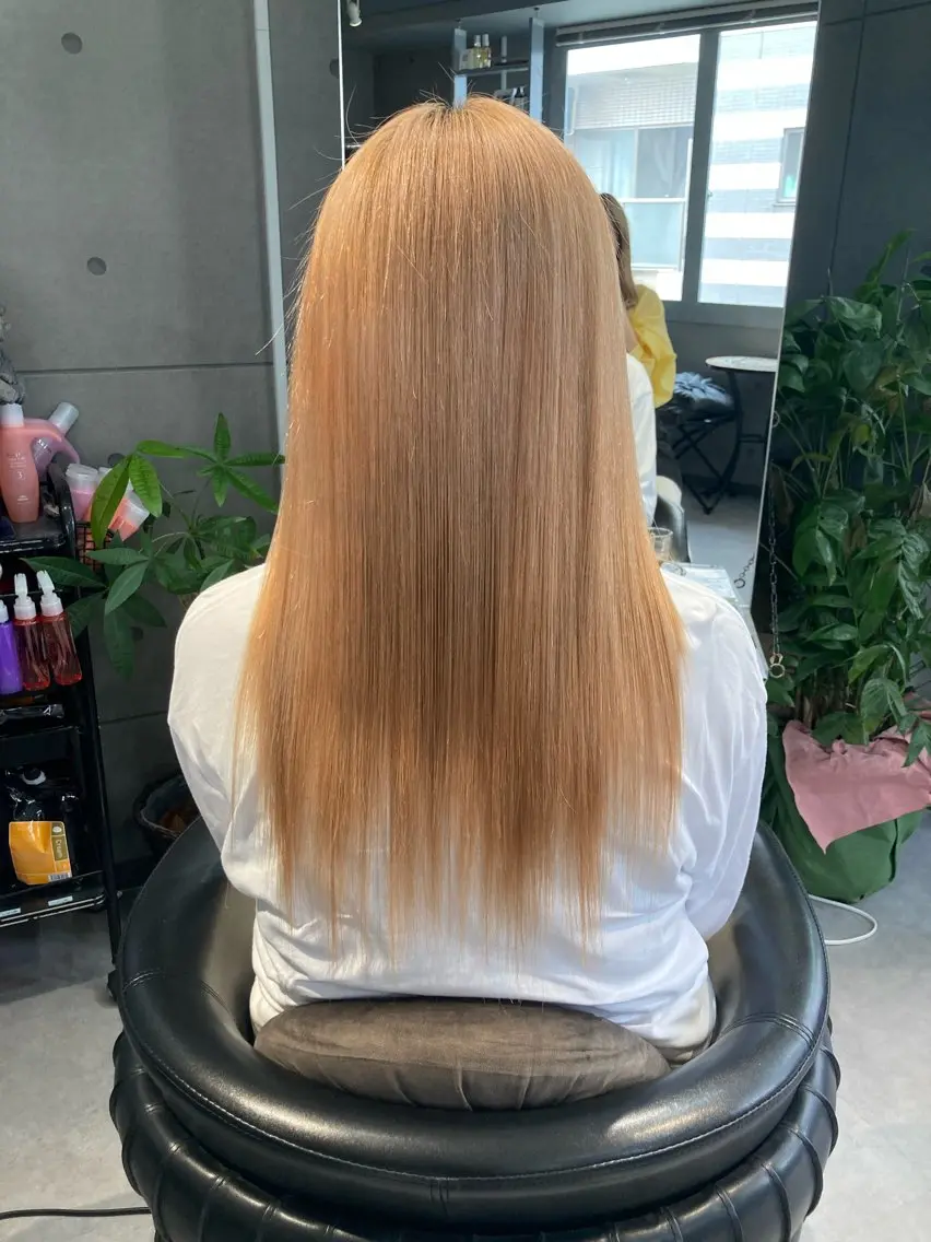ロング トリートメント 髪質改善☺︎縮毛矯正 ふじい まりんのヘアスタイル
