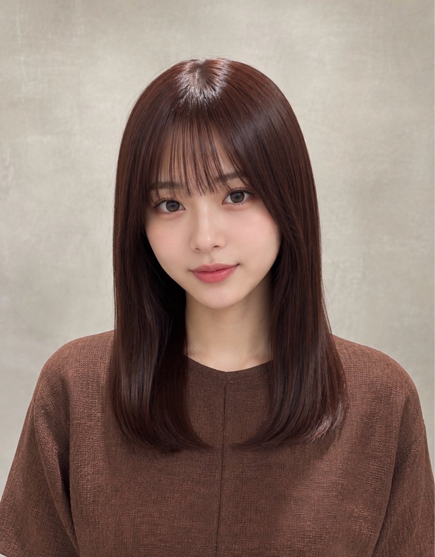 ミディアム カラー ブラウンカラー ナチュラルブラウン ヘアカラー 🤍艶モテカラー♡ ブラウン🤍Rimiのヘアスタイル