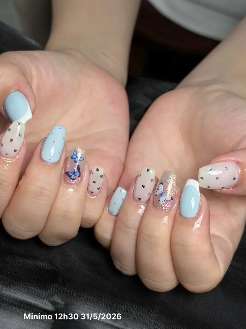 ネイル キラキラネイル マグネットネイル ぷっくりネイル 春ネイル ワンホンネイル ハンドネイル Candy Nailのネイルデザイン