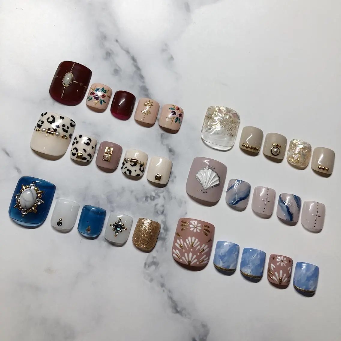👣Foot👣持ち込みアート90min✨初回8000円(オフあり) ※リピーター様9000円の写真