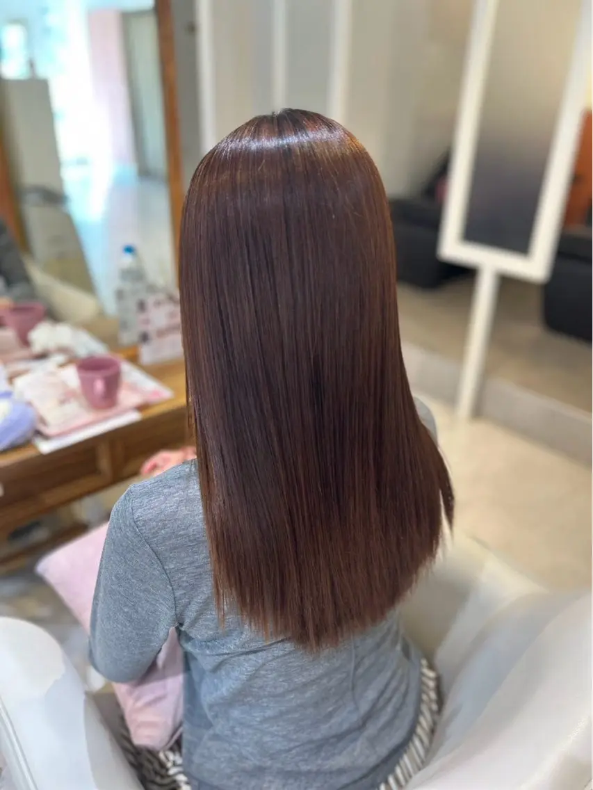 ロング トリートメント 中山 知優のヘアスタイル