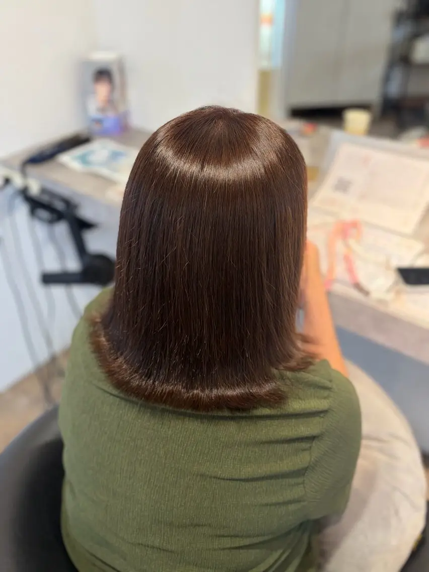ミディアム 佐野 叶羽のヘアスタイル