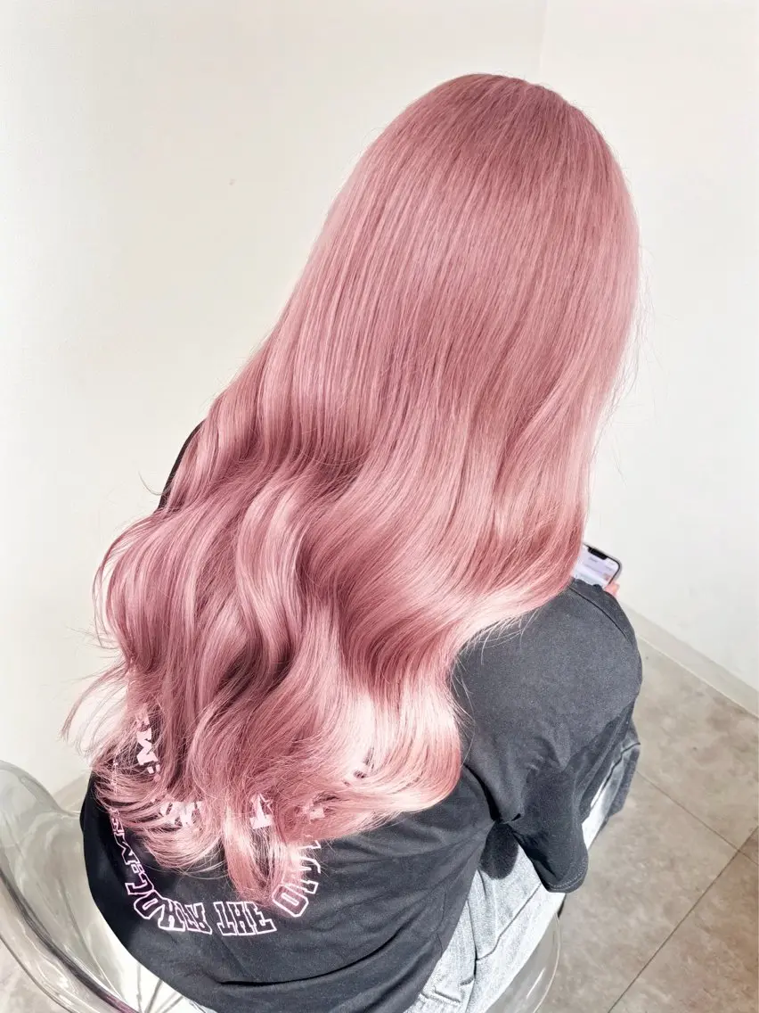 カラー ヘアアレンジ ブリーチ ハイトーンカラー ヘアカラー トリートメント 艶髪ハイトーン/ ブロンド/Nagiのヘアスタイル