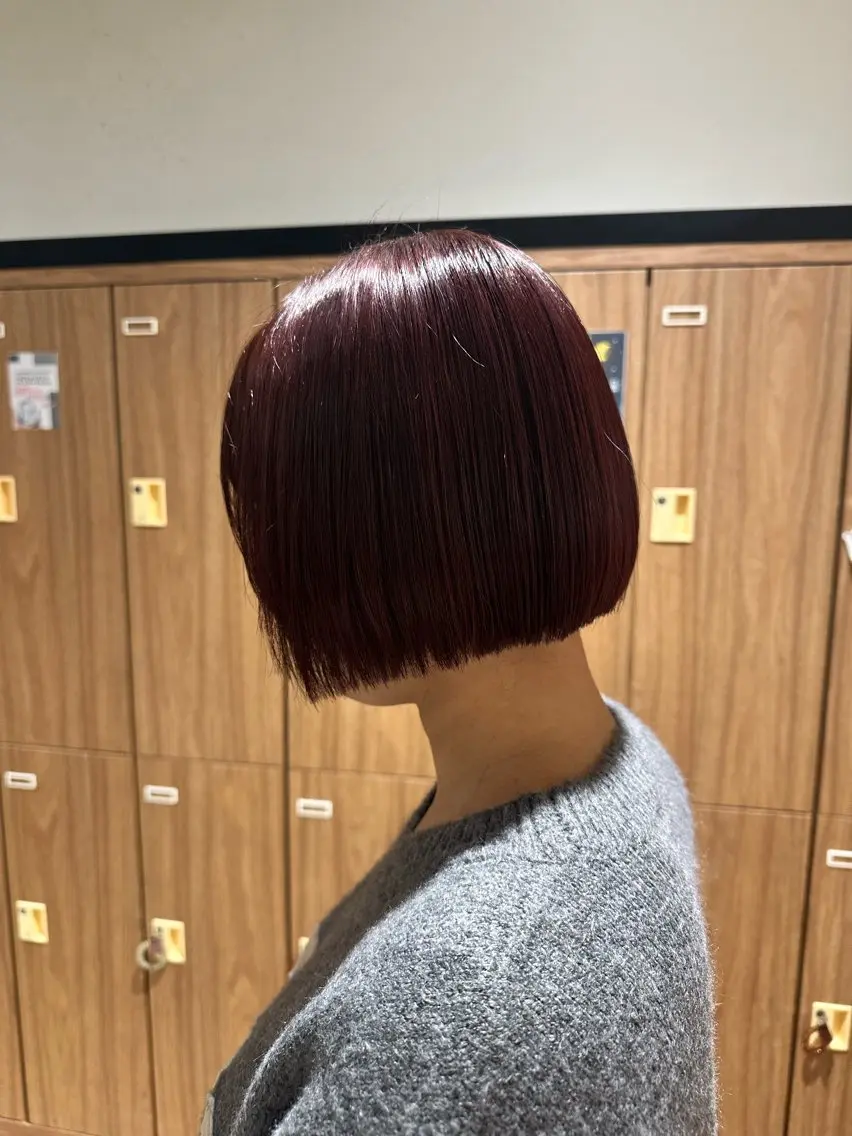 ショート ボブ カット ヘアカラー ブリーチカラー/ わきたちえ🌻のヘアスタイル