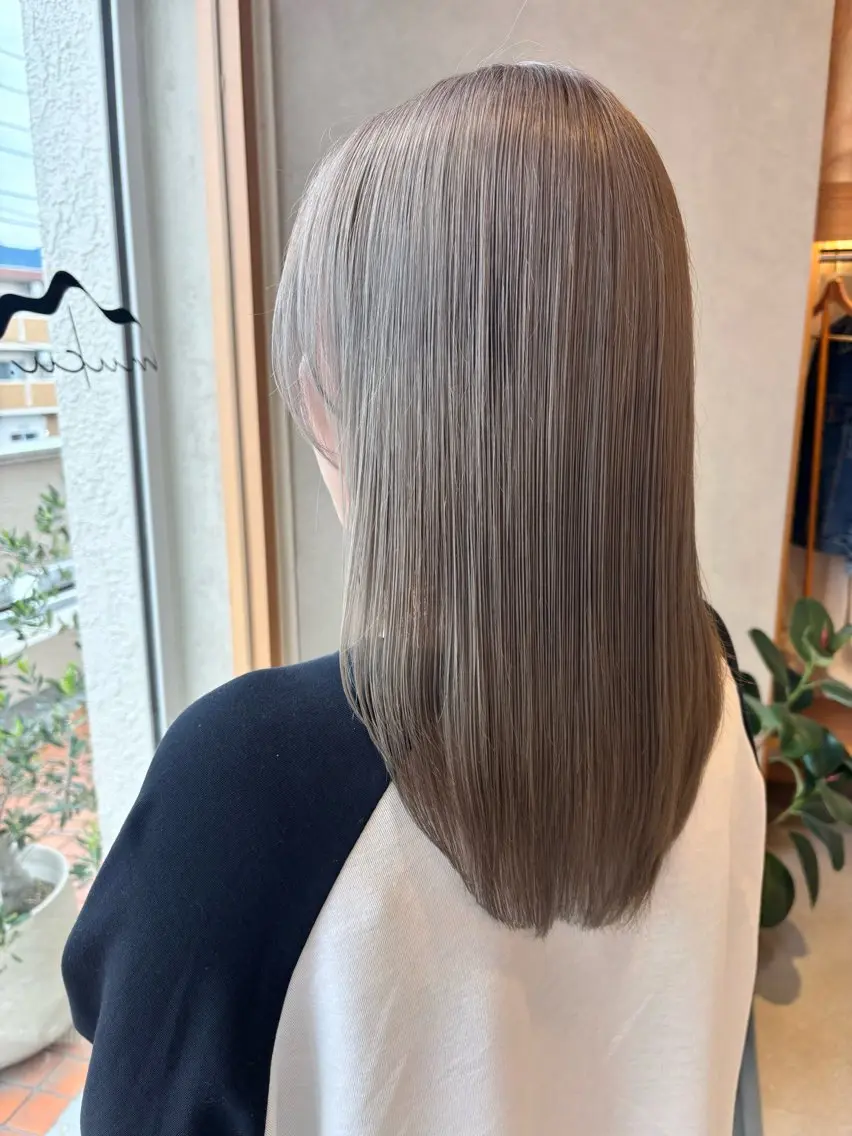 セミロング カラー カット ヘアカラー トリートメント manami / muku.のヘアスタイル
