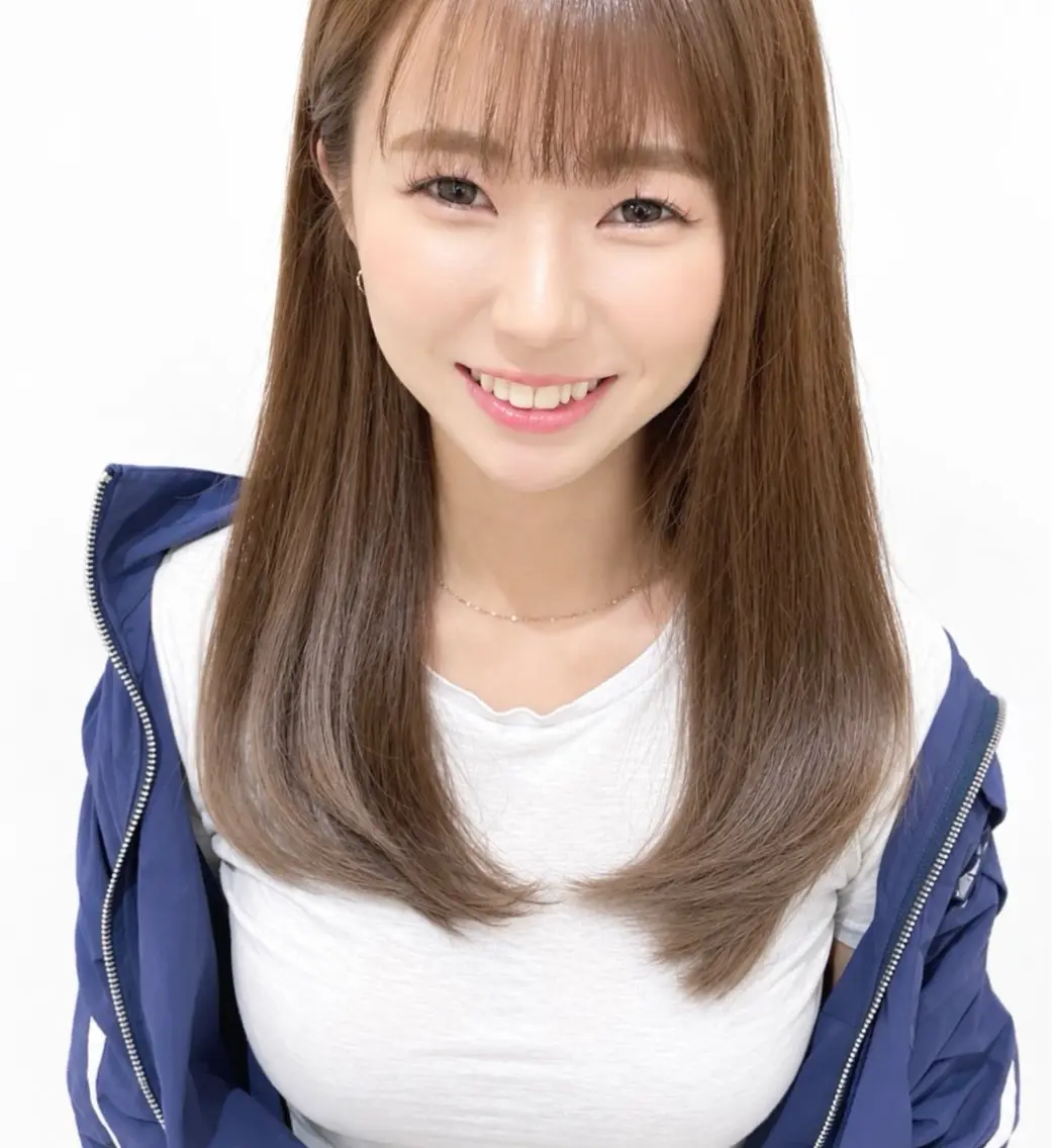 ロング ロングレイヤー レイヤーカット ロング カット ヘアカラー トリートメント 齋藤 拓郎のヘアスタイル