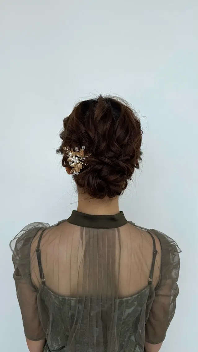 ロング ヘアアレンジ カラー/ヘアセット Nanami💗のヘアスタイル