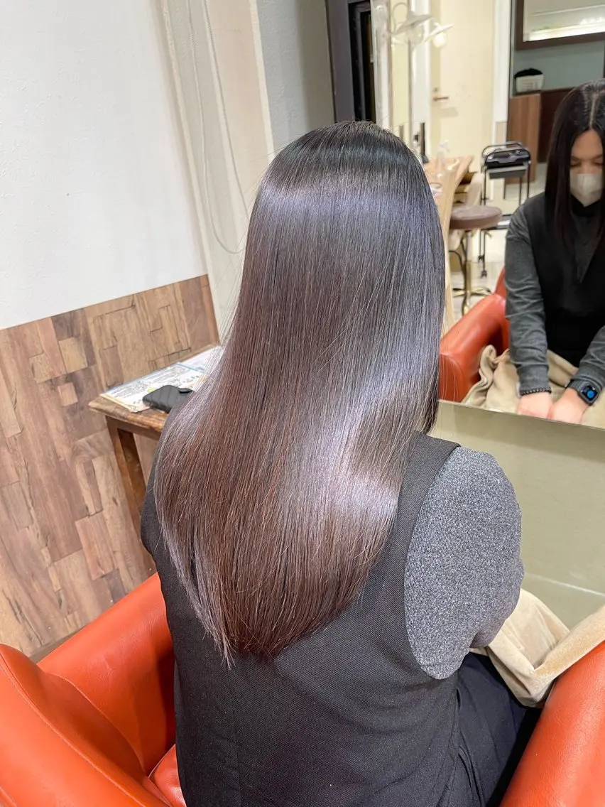 ロング カット ヘアカラー 縮毛矯正 ⭐️21周年記念⭐️ 特別価格◎塚原廣太郎のヘアスタイル