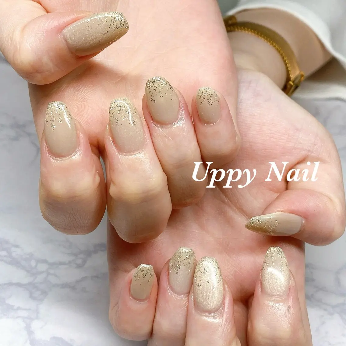 ネイル オフィスネイル ハンドネイル Uppy Nail ukyoのネイルデザイン