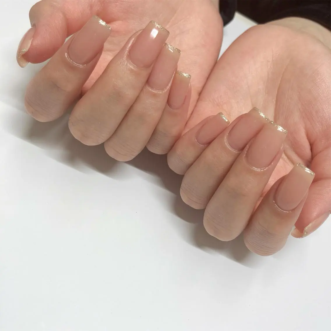 ネイル ゴールド ラメ(グリッター) ピンク シルバー Faire MIKIのネイルデザイン
