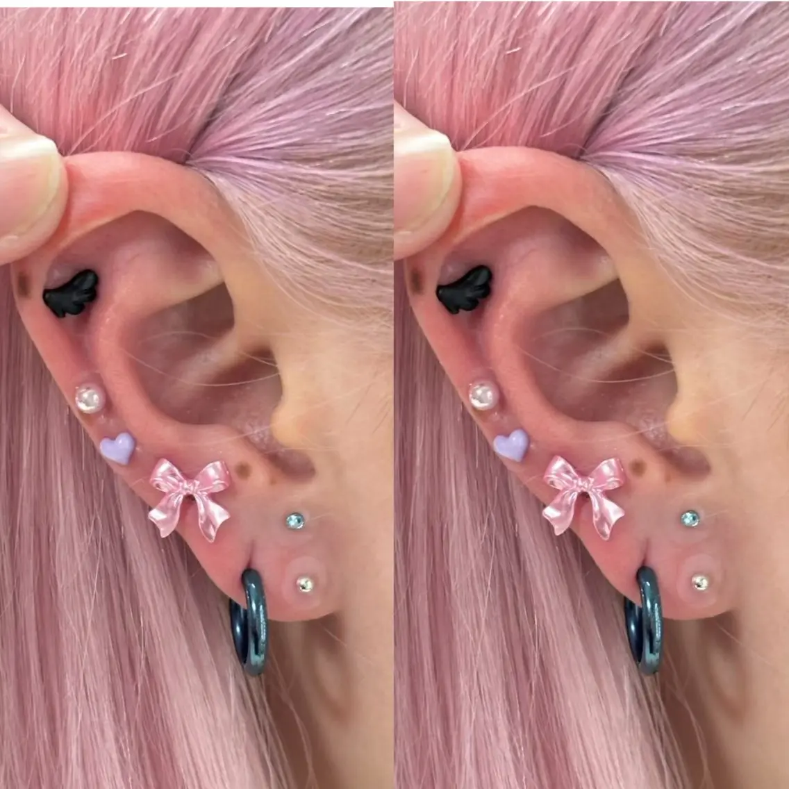 【🫧minimo限定🫧】💕オシャレしながら不調ケア💕耳ツボジュエリー10ピース🎀の写真