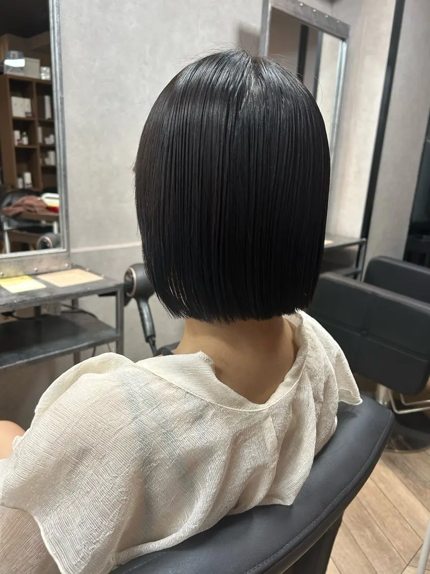 ミディアム ボブ カット ♡派手髪カラー♡ 🅝🅐🅝🅐のヘアスタイル