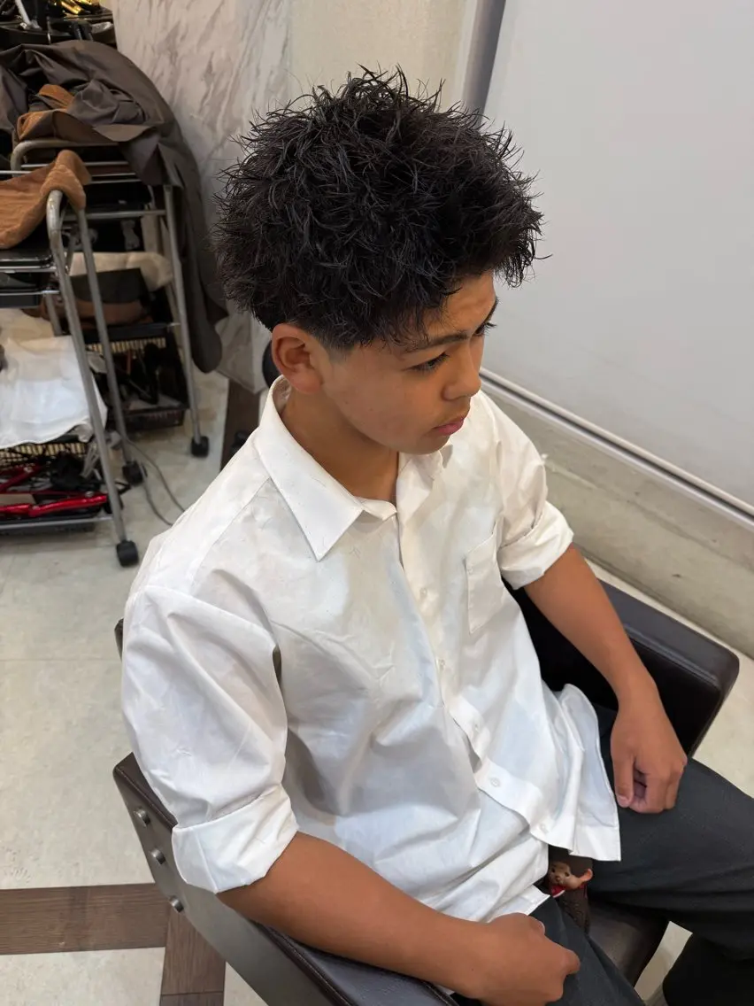 スパイキーショートの写真