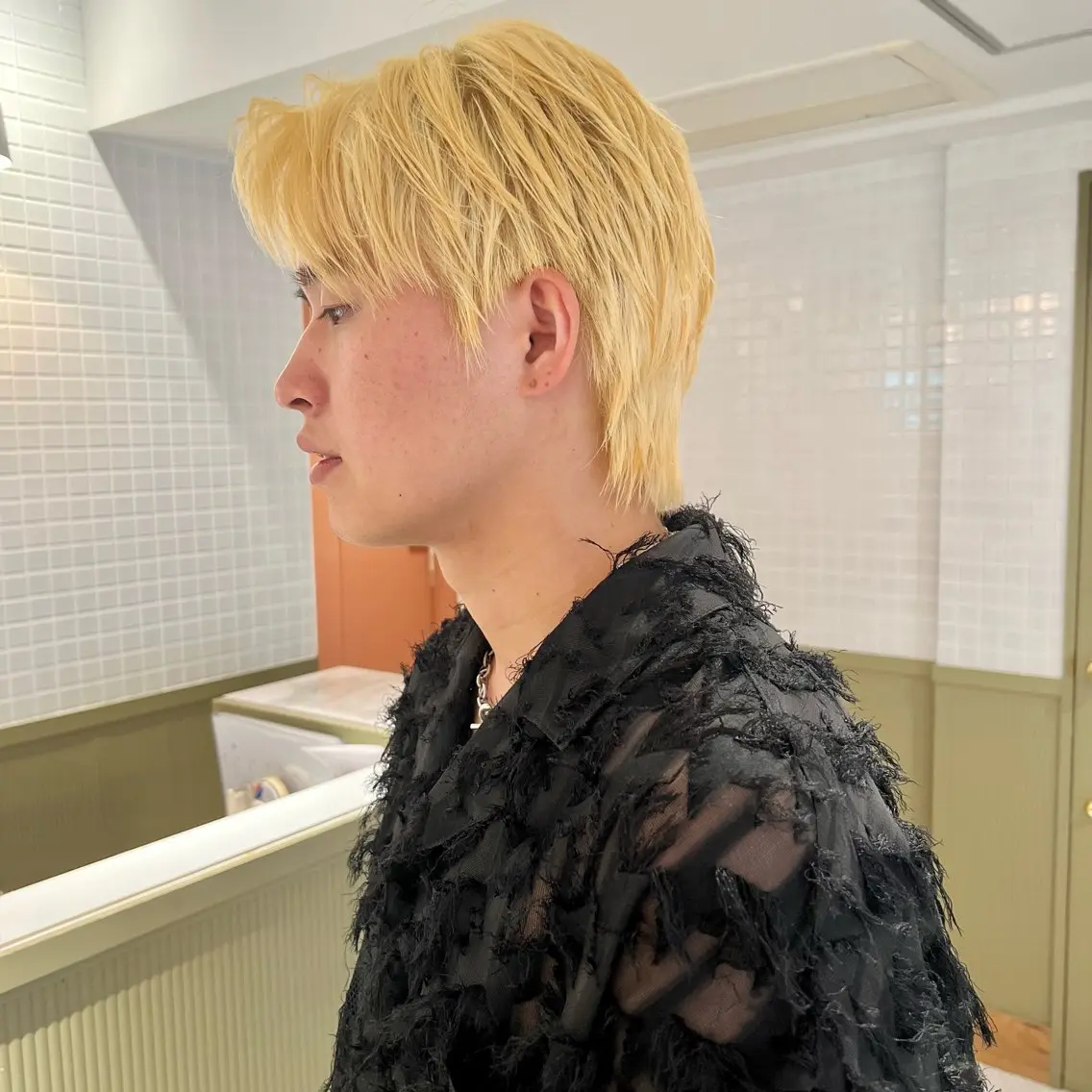 カラー メンズ メンズブリーチ ブリーチ カット ヘアカラー メンズカット /パーマ🍀田畑玖音のヘアスタイル