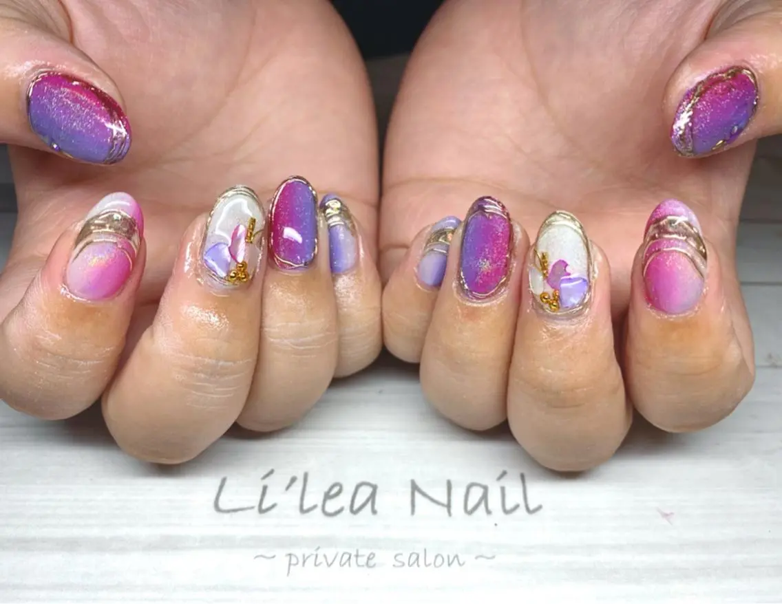ネイル Li'leaNail AINAのネイルデザイン