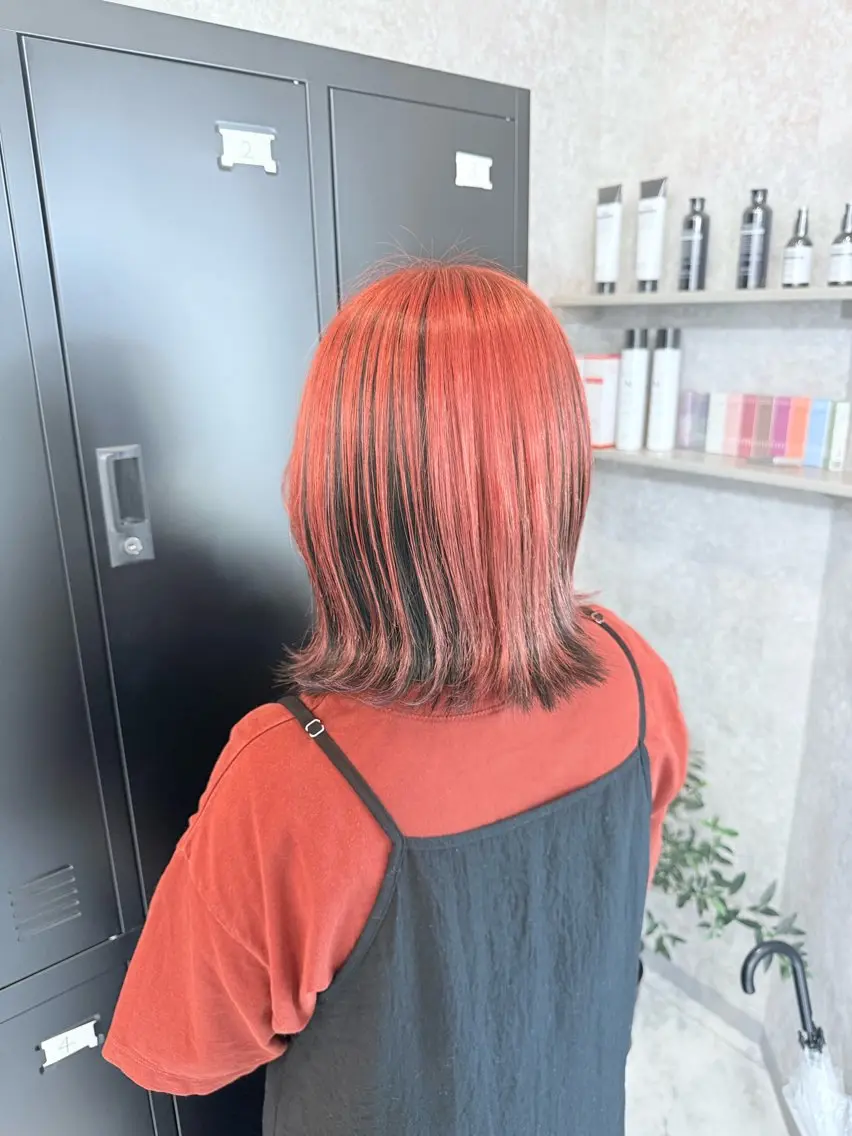 ショート カラー 🌺ハイトーン🌺 矢葺 なぎさ🌺🌺のヘアスタイル