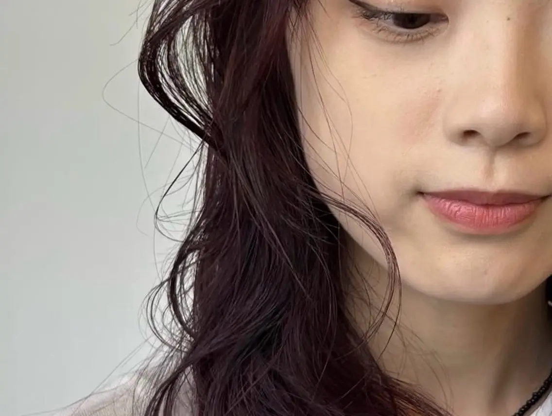 ミディアム パーマ カット パーマ momona english okのヘアスタイル