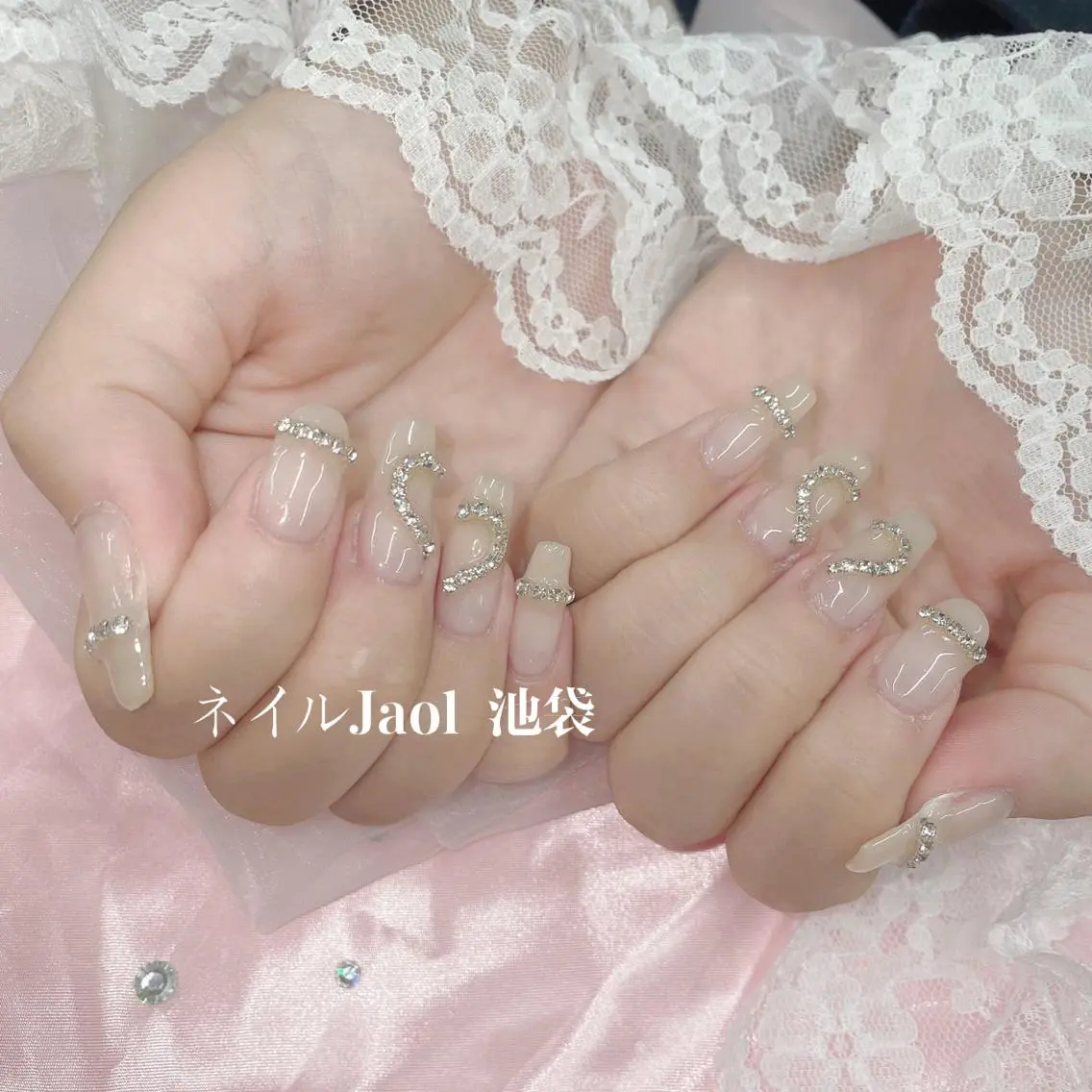 セミロング ネイルJaol 池袋のネイルデザイン