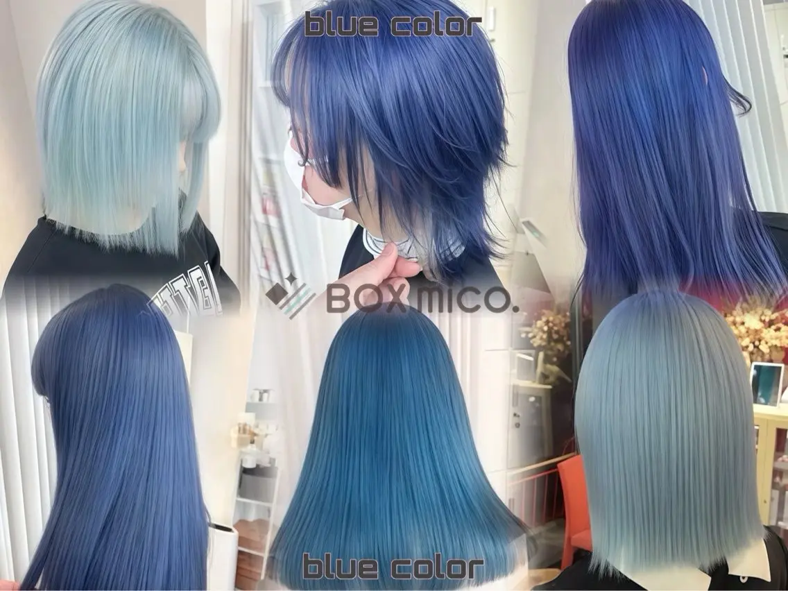 ミディアム カラー ブルーカラー ラベンダーカラー シルバー カット ヘアカラー BOXmico. 宇都宮弘樹のヘアスタイル