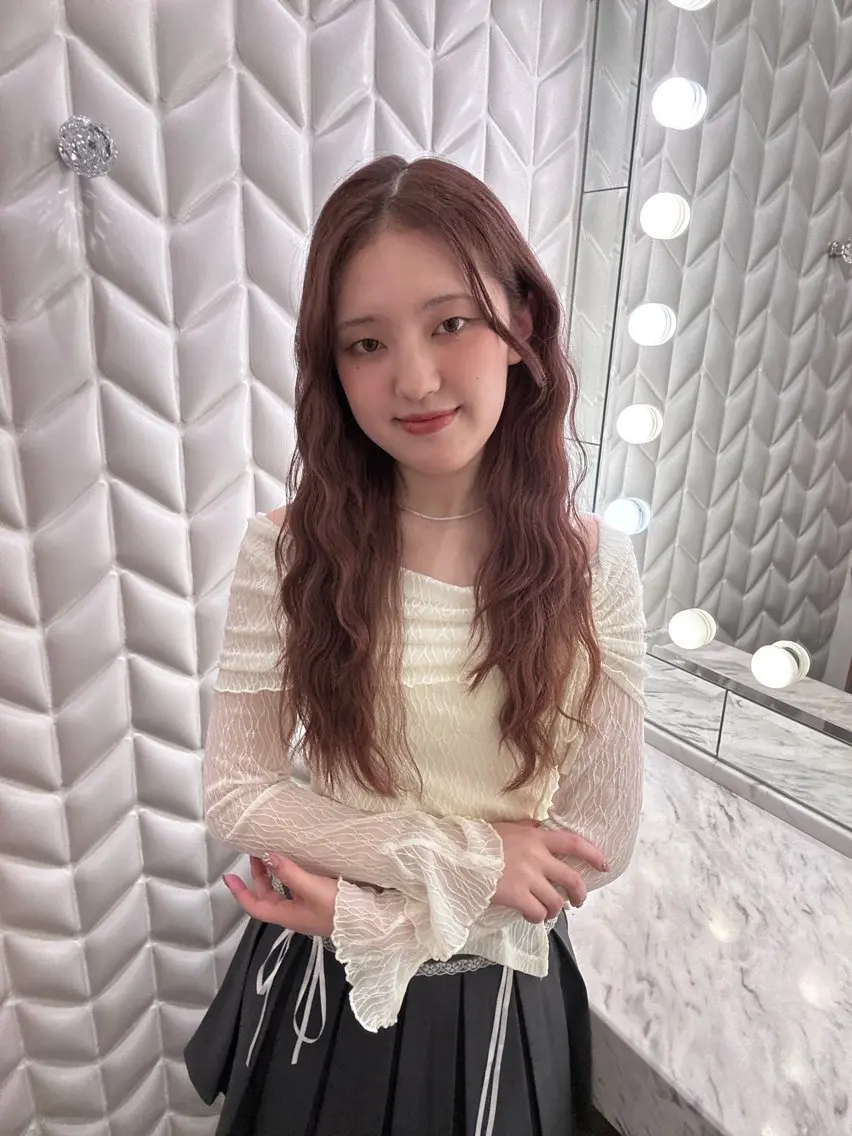 ロング sana 韓国ヘア🌿のヘアスタイル