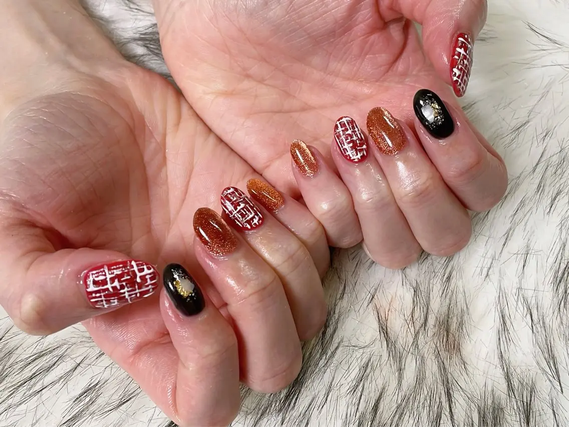 ネイル オーロラネイル フットネイル フレンチネイル ジェルネイル 韓国ネイル ハンドネイル kiki nail &brow二子玉川のネイルデザイン