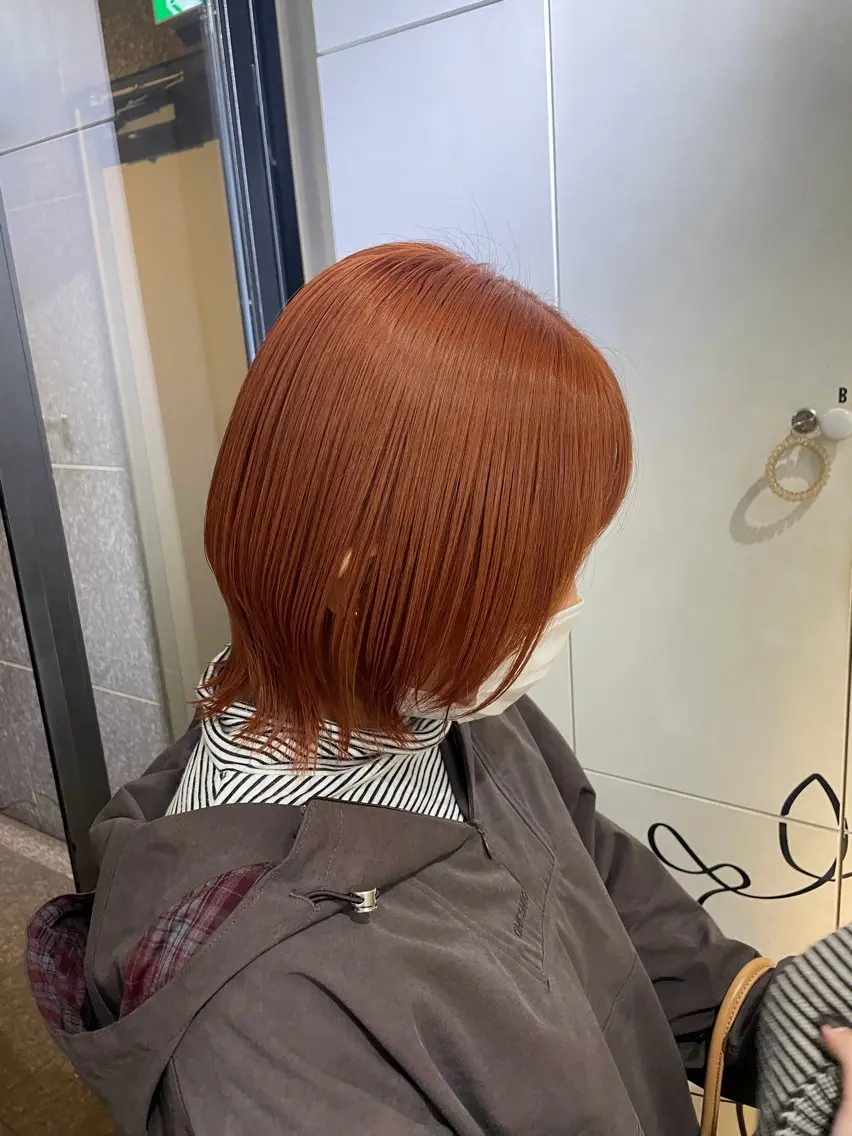 ミディアム ブリーチモデル募集 🌱兒玉希乃花🌱のヘアスタイル