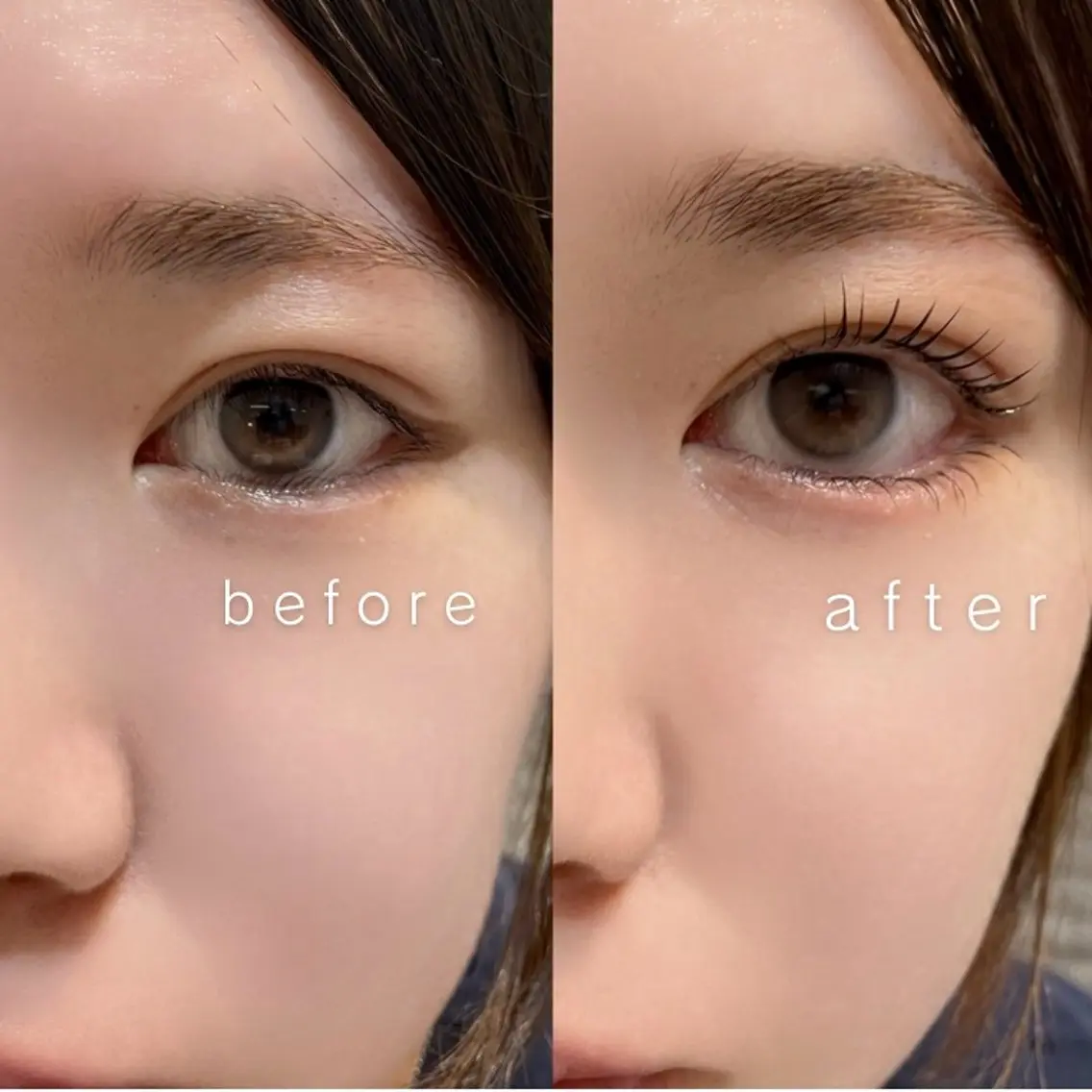 マツエク・マツパ まつげパーマ 下まつげエクステ マツパ eyelly🌿 nanaの眉毛・アイブロウイメージ