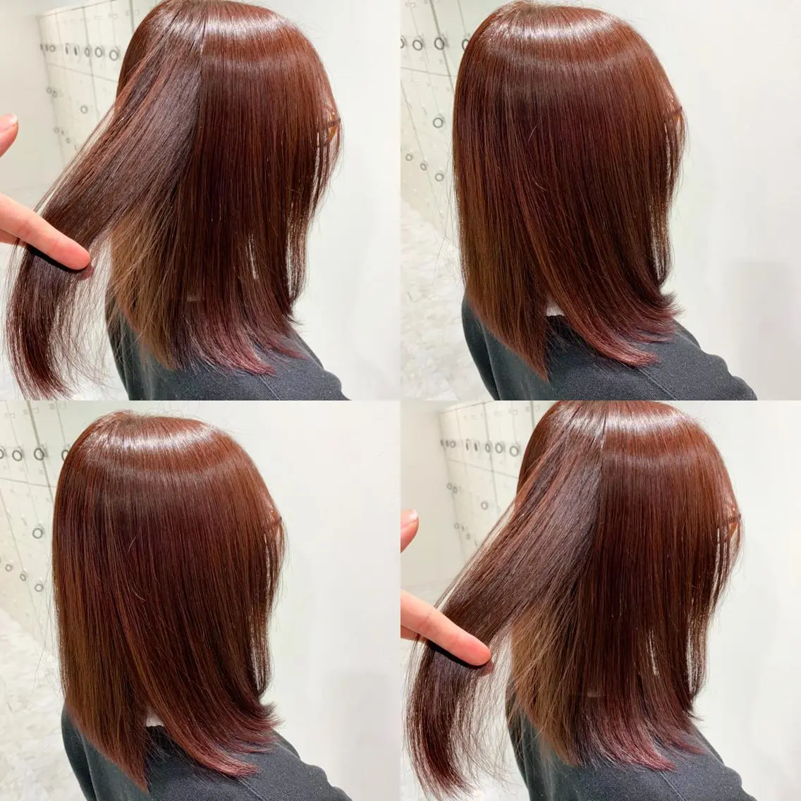 ミディアム ヘアカラー トリートメント ヘッドスパ ヘアセット 🪞透明感カラー🫧 縮毛矯正🥇かずきのヘアスタイル