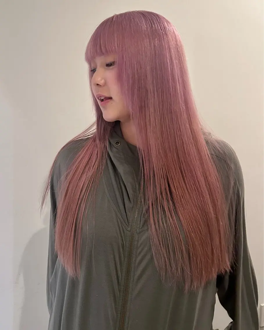 ロング ヘアカラー Riko/ カットモデル募集❤︎のヘアスタイル