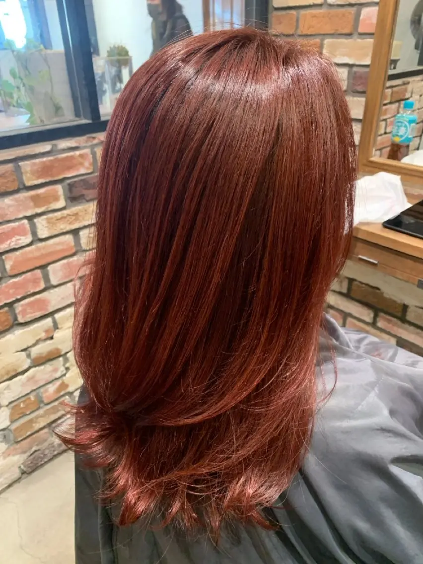 カラー ブリーチ ヘアカラー 完全1×1&半個室 ☆★MUUK柳田麻那のヘアスタイル
