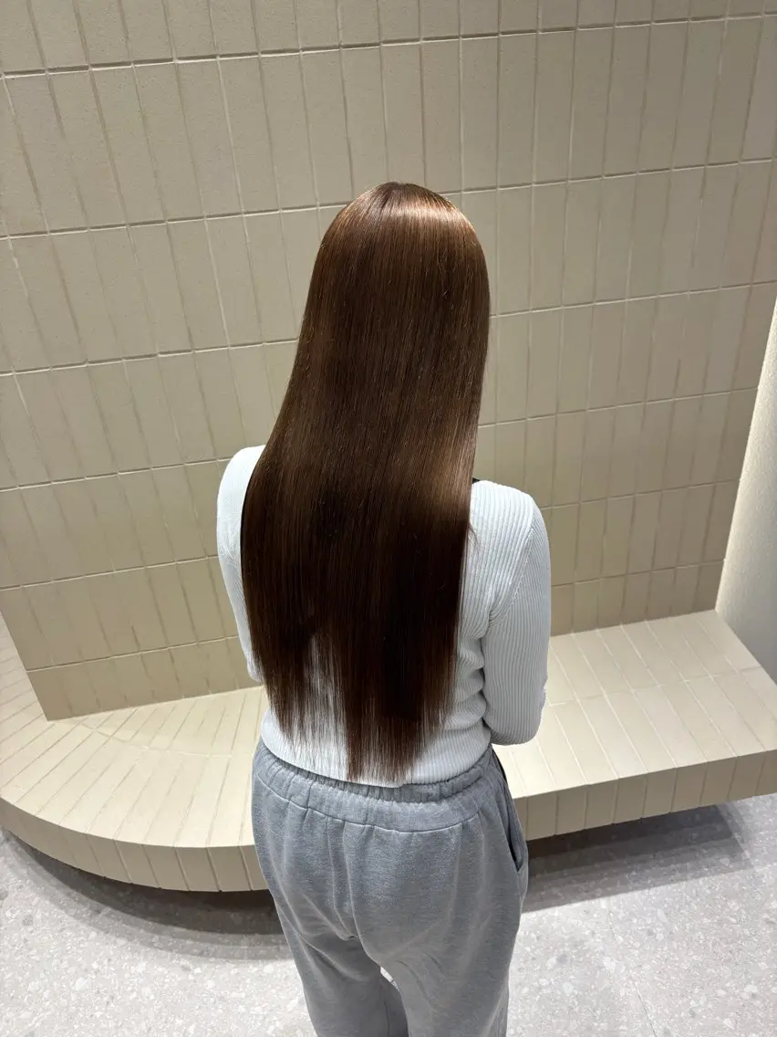 ロング カラー ヘアアレンジ ヘアカラー トリートメント 🫧新宿 透明感 カラー/サスケ🫧のヘアスタイル