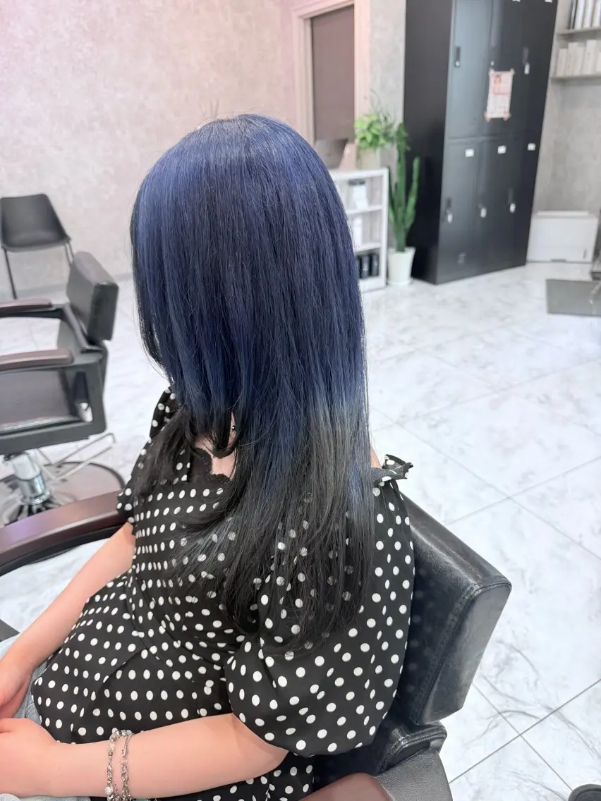 セミロング カラー 🌺ハイトーン🌺 矢葺 なぎさ🌺🌺のヘアスタイル