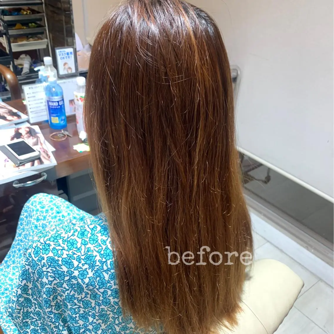 ロング ハイライト 黒田 優衣のヘアスタイル