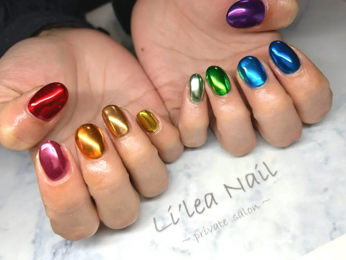 ネイル ハンドネイル Li'leaNail AINAのネイルデザイン