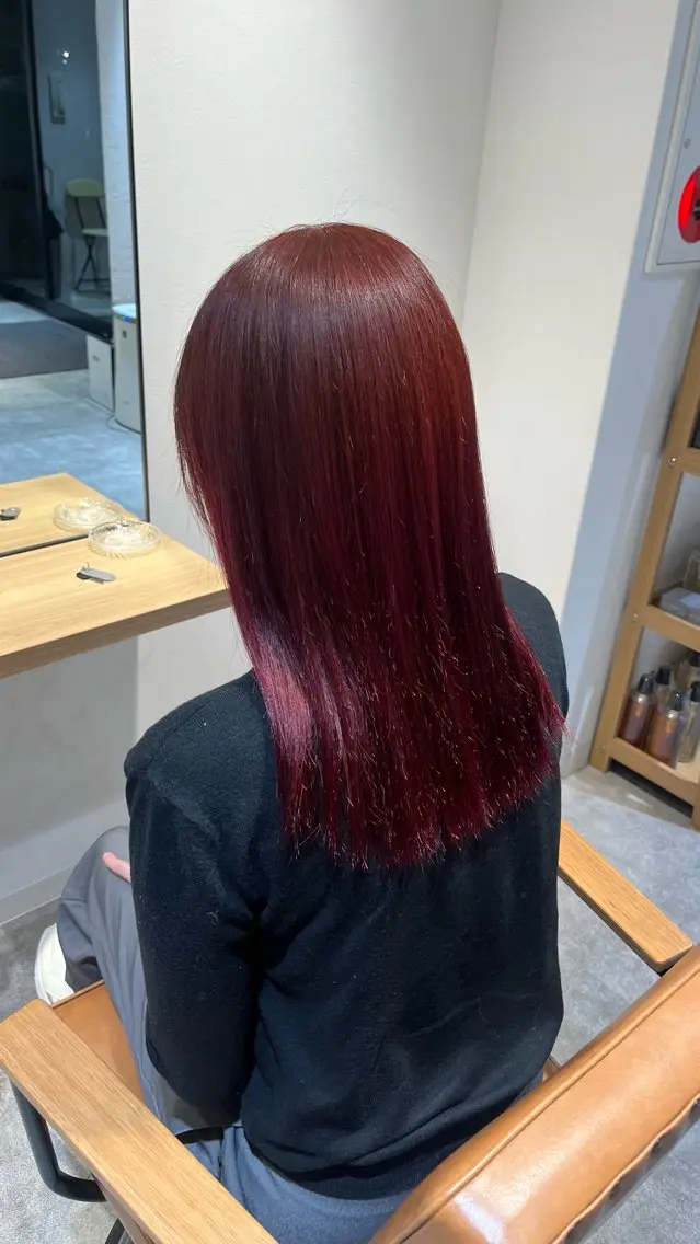 セミロング カラー non. ダブルカラー🎀🤍のヘアスタイル