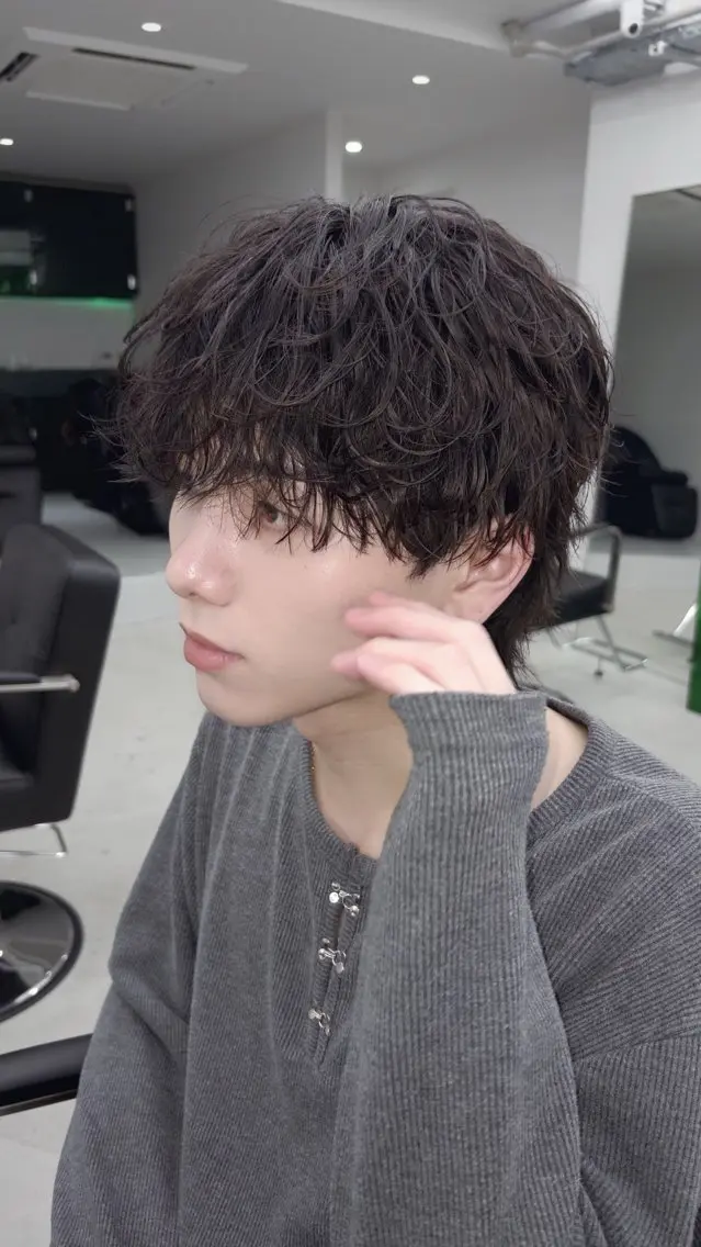 パーマ メンズ メンズパーマ パーマ メンズパーマ特化 sayoのヘアスタイル