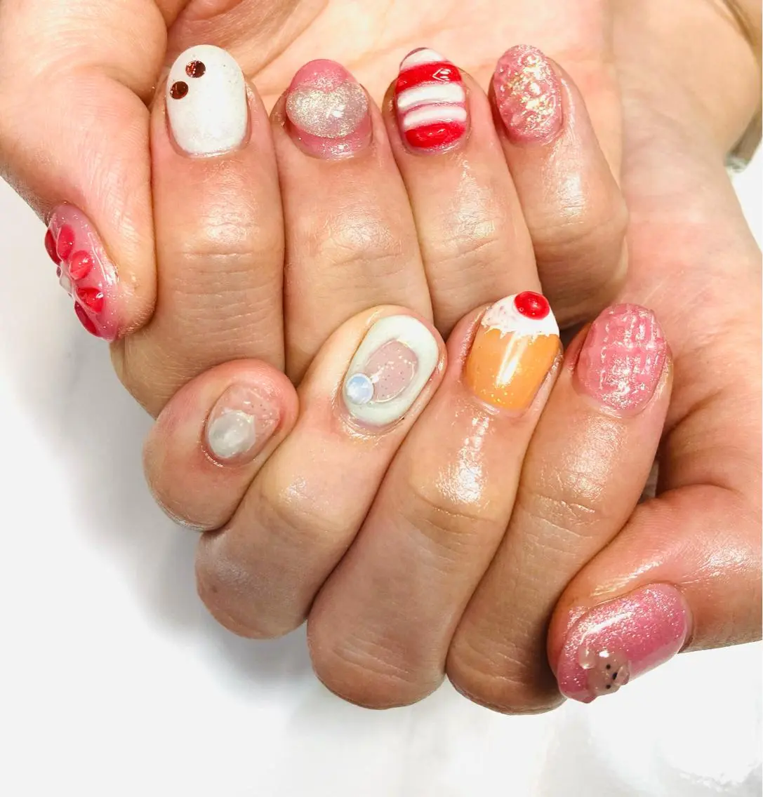 ネイル 持ち込み ハンドネイル one nailsalonのネイルデザイン