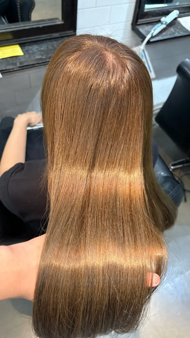 セミロング カット ヘアカラー トリートメント 村田 颯将のヘアスタイル