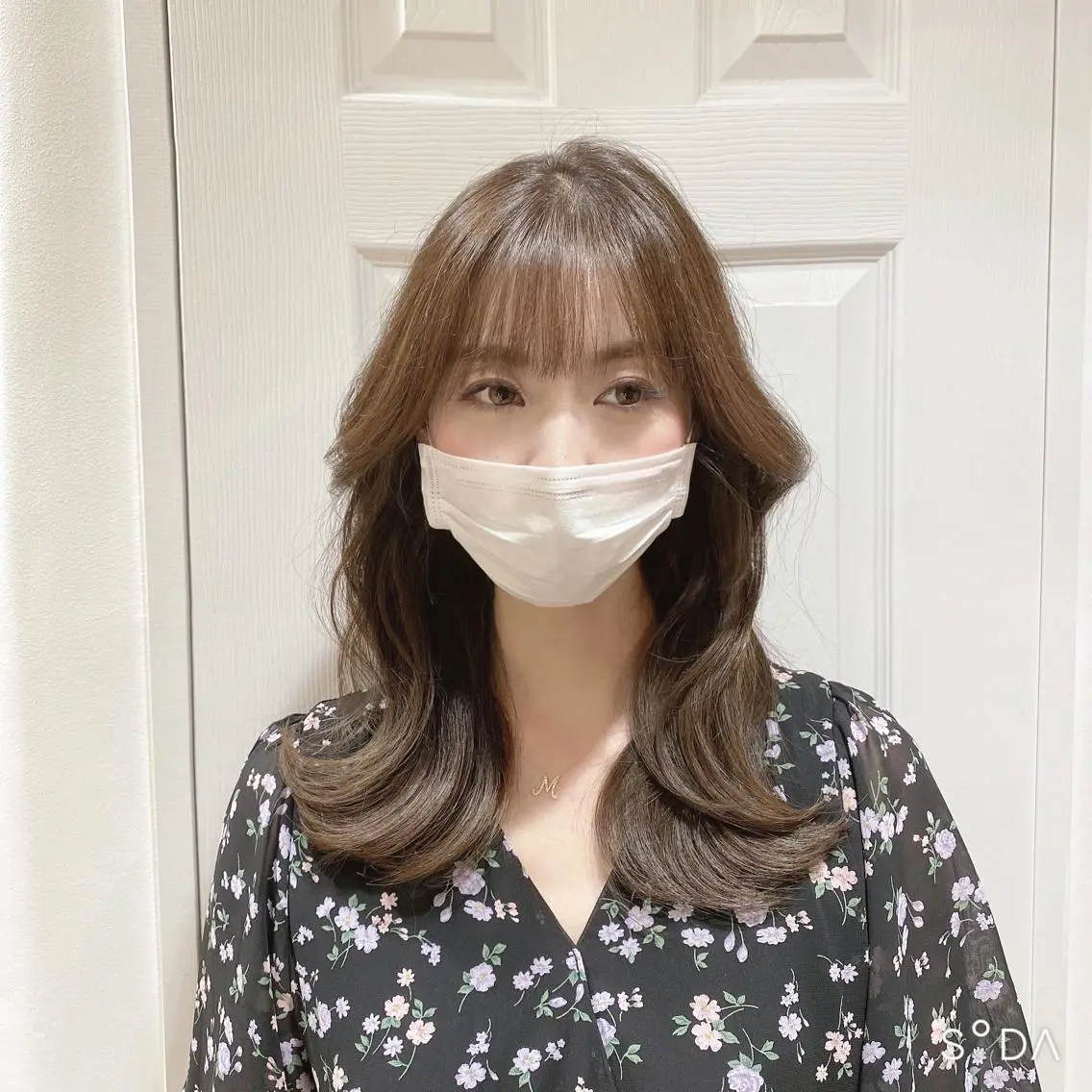 セミロング カット ヘアカラー トリートメント パーソナルカラー lapiax阿部のヘアスタイル