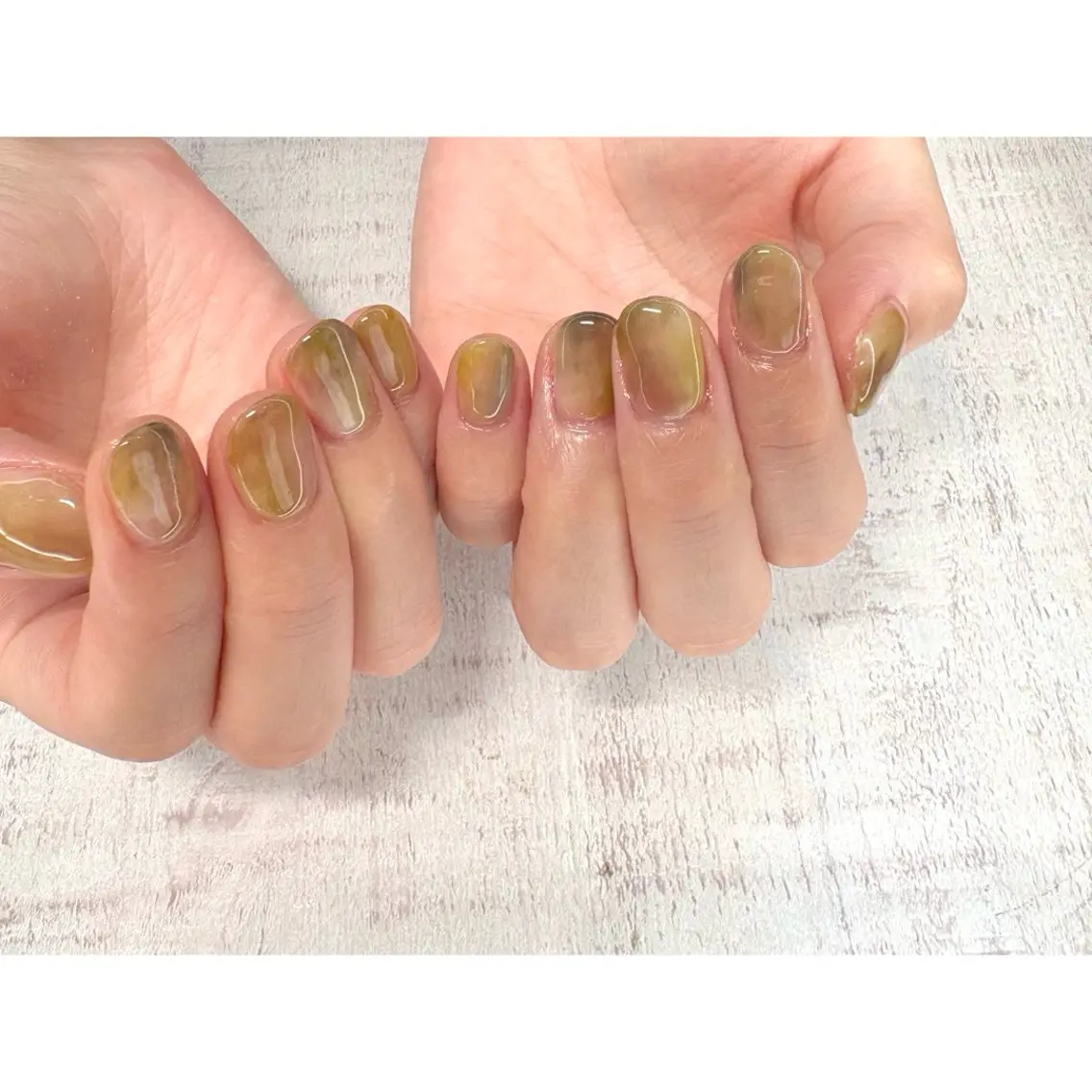 ネイル ハンドネイル 𖡼 yumenoのネイルデザイン