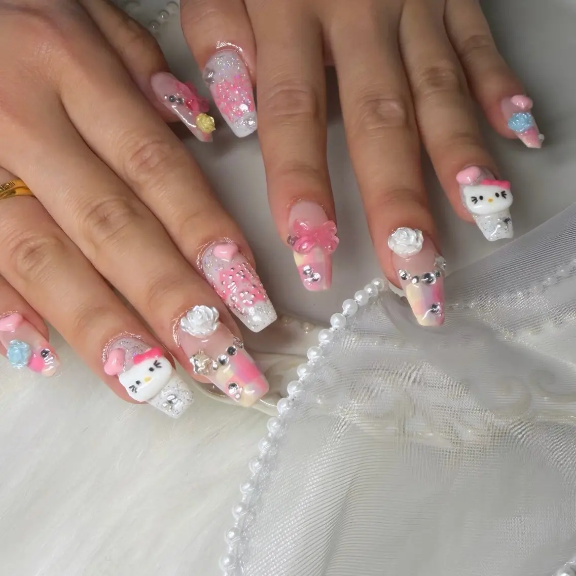 ネイル ハンドネイル 🅁nail🪞✨ risa🎀のネイルデザイン