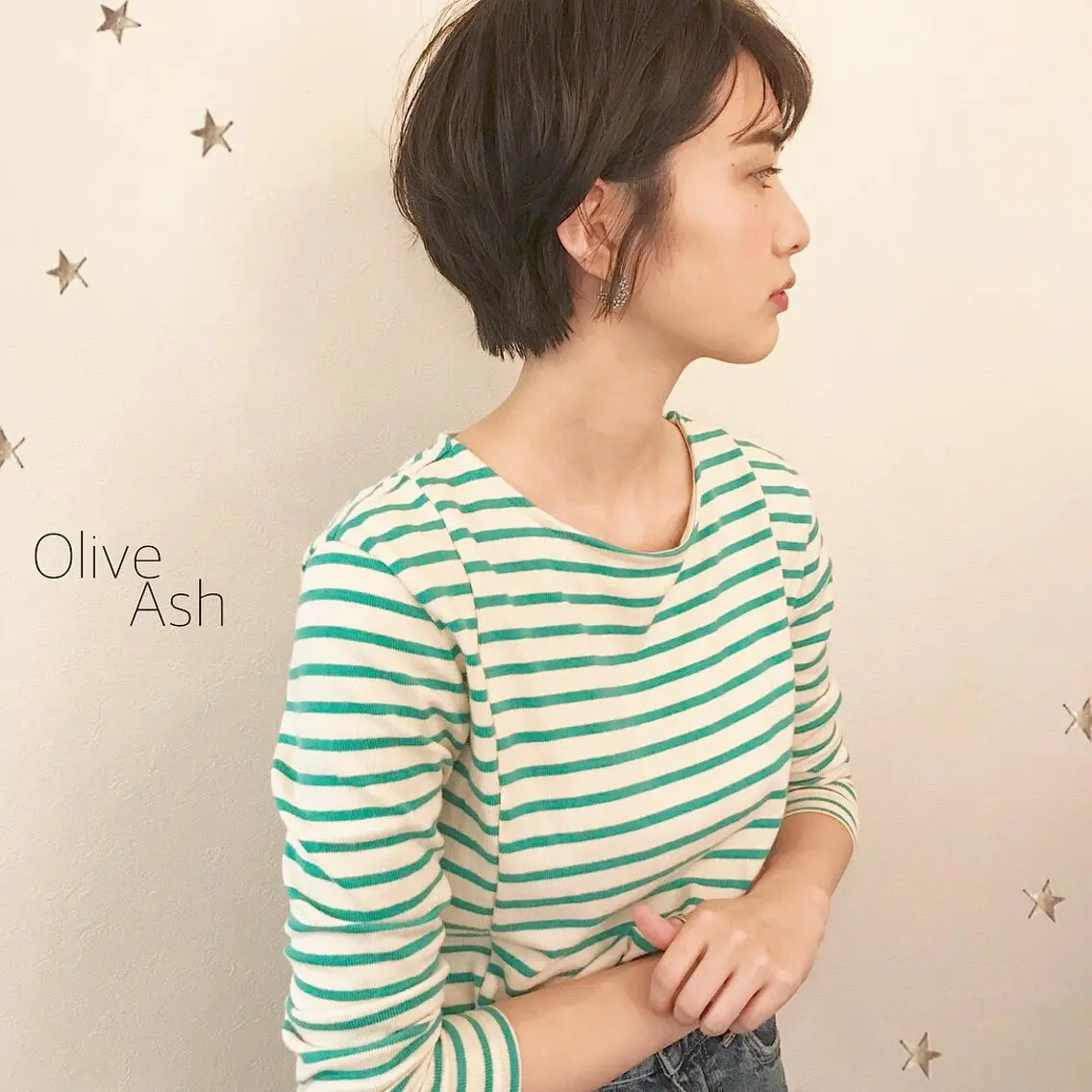 ショート カラー 市川 千夏のヘアスタイル