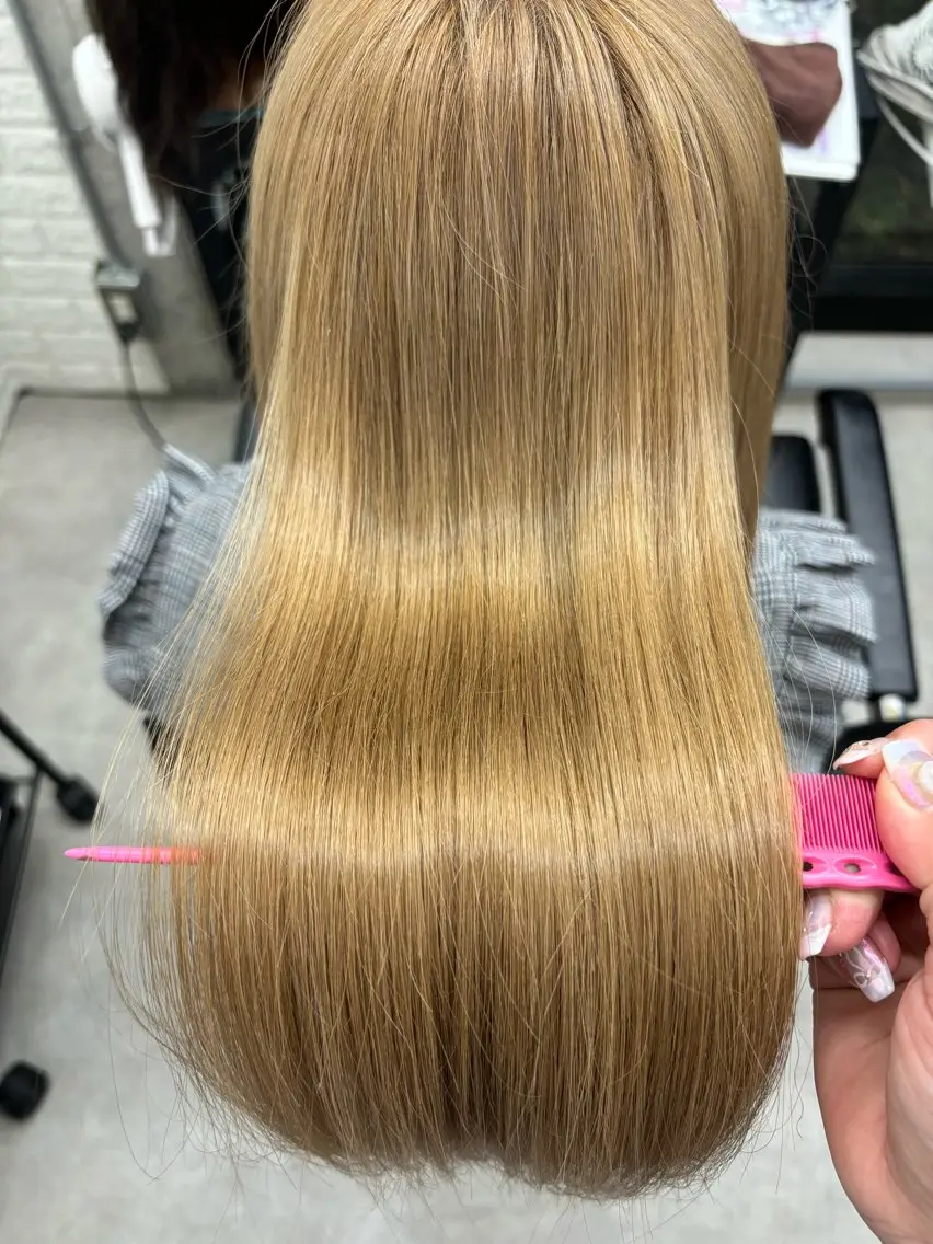 ロング トリートメント カット トリートメント すぐ巻ける縮毛矯正 🍀勝倉　麗のヘアスタイル