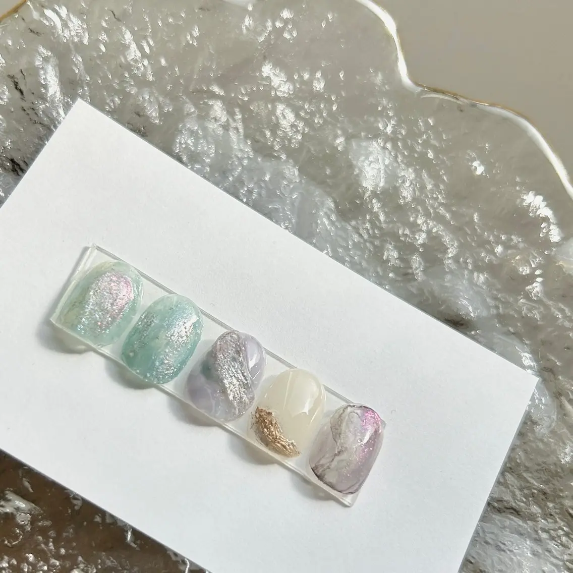 ネイル ニュアンスネイル 春ネイル hali’a nailのネイルデザイン