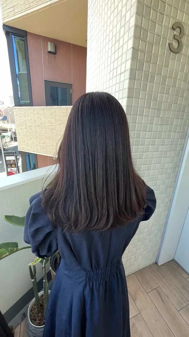 カラー 銀座：似合わせカラー オリーブ🫒アレンジのヘアスタイル