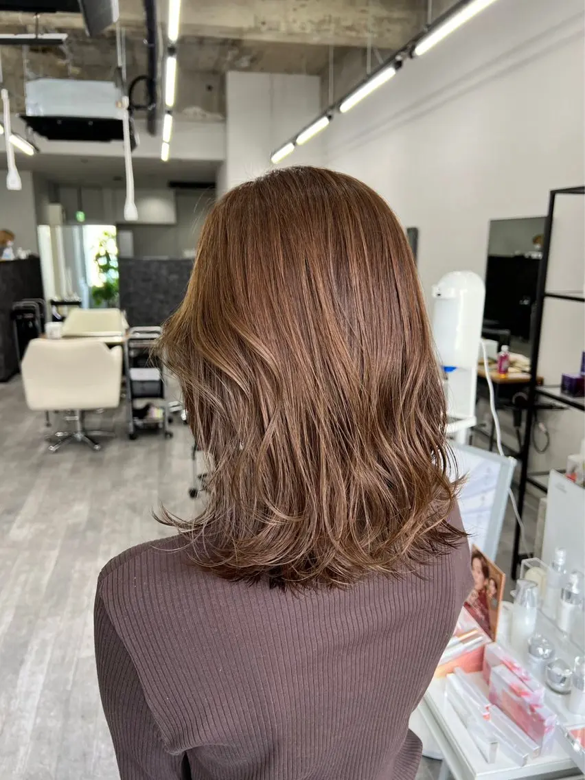 セミロング カット ✨四条河原町✨ /木村　優希のヘアスタイル