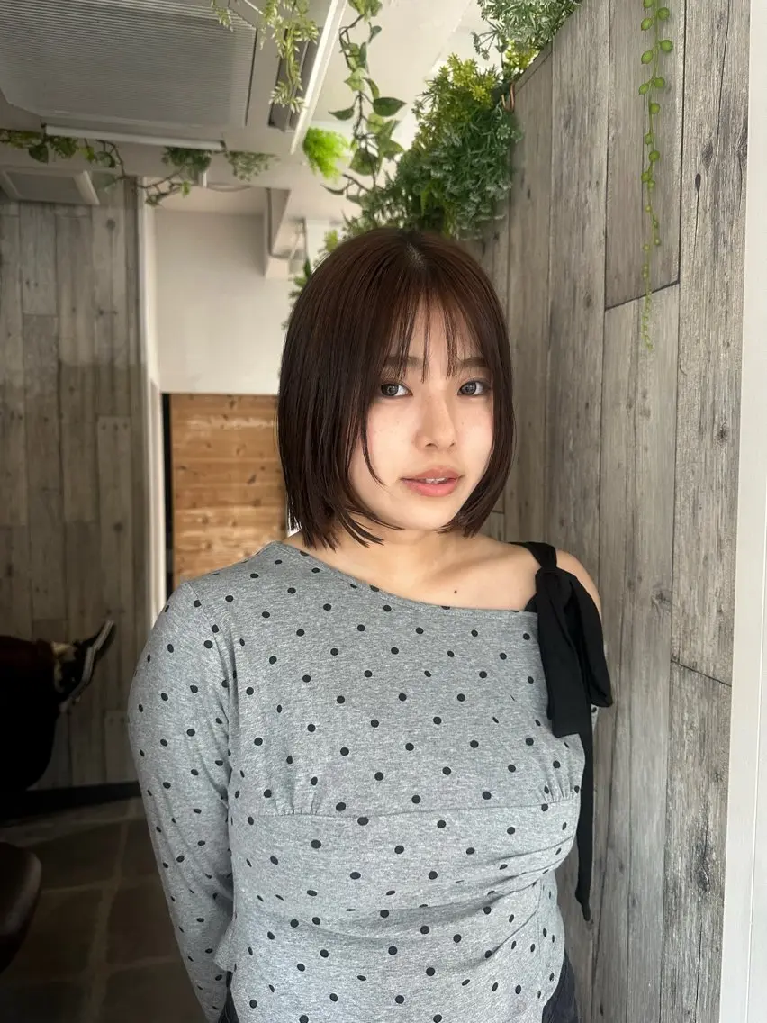 ショート カット ヘアカラー トリートメント ＨＩ ROのヘアスタイル