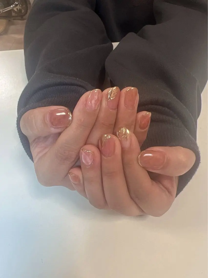 ニュアンスネイル!オフなしの写真