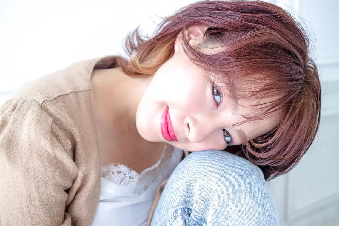 ショート カラー ヘアアレンジ 似合わせhair🔸 アサダ タカコ🔸のヘアスタイル