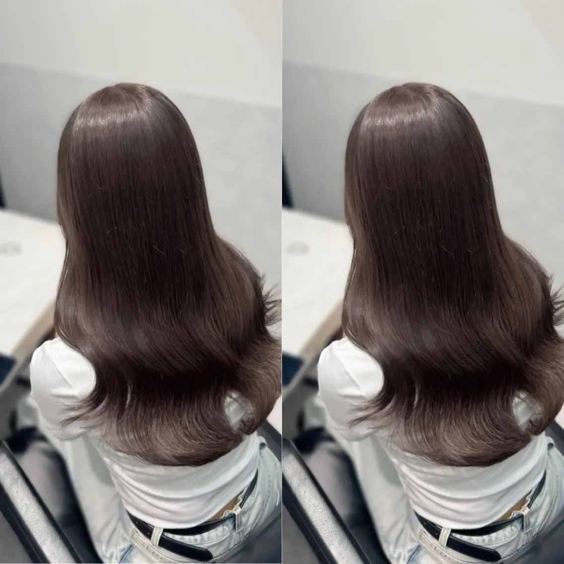 ロング ヘアカラー トリートメント 🌟透明感カラー 🌟松岡勇輝のヘアスタイル